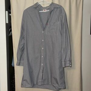 Levi's NOLA SERAPHINA STRIPE CROWN - Shirt dress Small